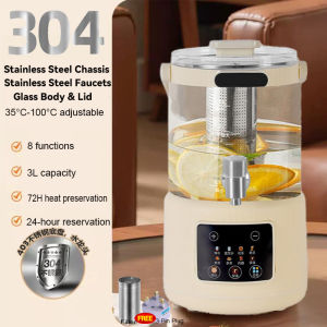 3L Mother and baby grade faucet health pot stewing all-in-one teapot kettle household multifunctional large capacity flower tea bucket
