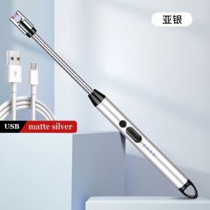 Rechargeable Electronic Arc Lighter Set - Type B Charging Pulse Ignition Windproof & Multi-functional