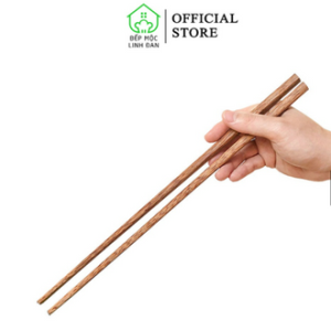 Đũa Nấu Ăn Gỗ Dừa Già Tự Nhiên HAHANCO [CTL727] 01 Đôi 39cm