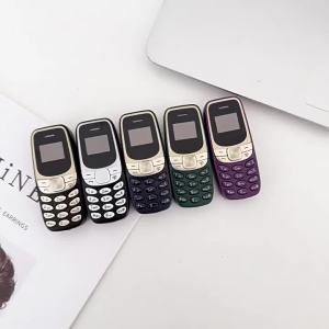 UltraKeypad Phone Dual SIM Dual Standby 2G GSM Pocket Size Backup Travel Mobile 0.66 inch OLED 350mAh Battery
