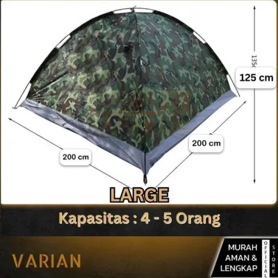 TENDA CAMPING DOME 4 ORANG OLAHRAGA OUTDOOR PERLENGKAPANUNG WATERP - PUSATALATPANCING