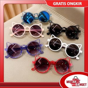 Murah Banget - Kacamata Anak Trendy / Kacamata Fashion Anak Terbaru Bentuk Kucing / Kacamata Anak Fashion Korea
