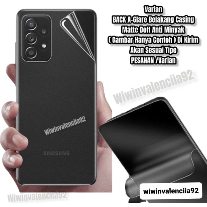 Hydrogel%20MATTE%20Anti%20Glare%20Samsung%20S24%20S23/%20S22/S23FE%20S22%20ULTRA/S21/S21FE/A14/A12/M12/S20/S20FE/A02S/M31/M20/M10/A10/A10S/A31/A20S/M30S/M21/A21/A13%204G%205G%20Hidrogel%20Front-Depan%20Back-Belakang%20DOFF%20Jelly%20Full%20Cover-Coverage%20Mate%20DOve%20FE%20S-Gores%20Antigores%20Plus%20-%20Image%204