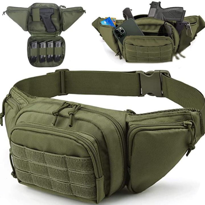 Outdoor Tactical Waist Bag Fanny pack Holster Portable Holster