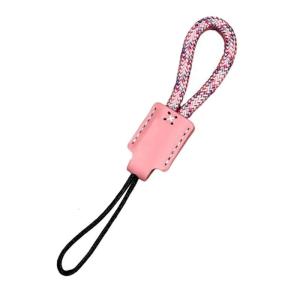 Da bò chắc chắn móc khóa da Phụ kiện treo trang trí vòng chìa khóa sành điệu để bảo vệ chìa khóa xe và dây buộc điện thoại