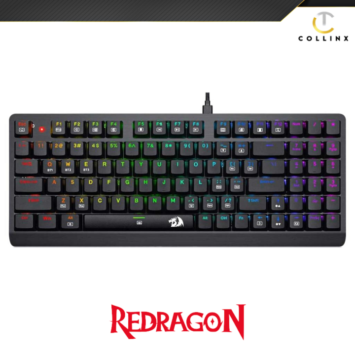 Redragon Dragon Warrior RGB Mechanical Keyboard | Wireless Bluetooth ...