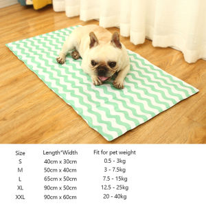 HATELI Đệm Làm Mát Mùa Hè Cho Chó Đệm Làm Mát Bằng Gel Cho Thú Cưng Đệm Ngủ Cho Chó Mèo Đệm Nước Bằng Lụa Lạnh Cũi Thích Hợp Cho Thú Cưng