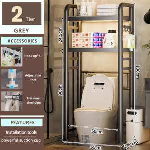 SJorage Muslim Style Beautiful Washing Machine Rack with cover Washer Shelf Toilet Rack
