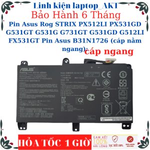 Pin Asus Rog STRIX PX512LI PX531GD G531GT G531G G731GT G531GD G512LI FX531GT Pin Asus B31N1726 (cáp dài nằm ngang)