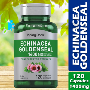 ECHINACEA GOLDENSEAL 1400mg (per Serving) x 120 Capsules Concentrated Extract Supplement