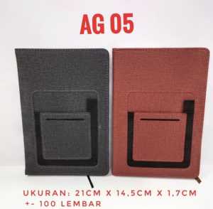 ag05 agenda kulit A5 agenda memo souvenir agenda kantoran