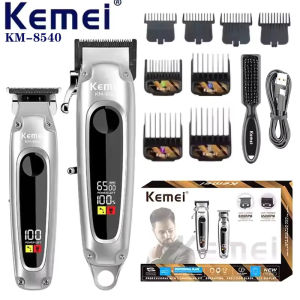 Kemei km-8540 ปัตตาเลี่ยนตัดผม กันขอบ ปัตตะเลี่ยนไร้สาย แบบมืออาชีพ  ของแท้100%
