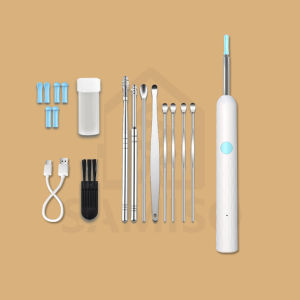 Local spot Goods MY Stock 18 in 1 Smart visual Ear Cleaner Earwax Remover Tool Ear Canal Cleaner with 1080P Camera for iOS & Android