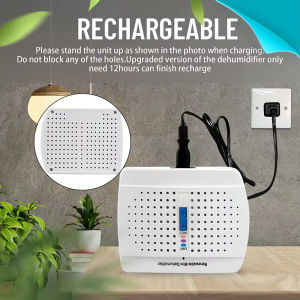 เครื่องลดความชื้น เครื่องลดความชื้นขนาดเล็ก กำจัดเชื้อรา Rechargeable Mini Dehumidifier