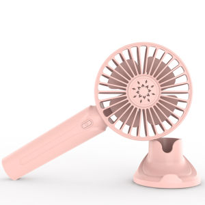 Portable Mini Fan USB Rechargeable Mini Fan Adjustable Cooling Fan Handheld outdoor Fan with Base