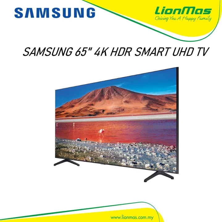 SAMSUNG 65" INCH AU7000 4K UHD SMART TV