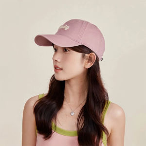 YINGRAN2 Ngọt Ngào Peachy Thư Thêu Mũ Bóng Chày Cho Phụ Nữ Hàn Quốc Cô Gái Đỉnh Cap Ngoài Trời Mềm Cotton Snapback Mặt Trời Visors Hat