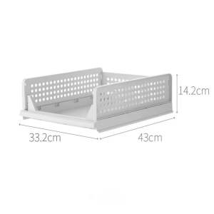 Classy Luxe Wardrobe Clothes Storage Layered Partition Drawer Storage Box Rack Clothing Partition Drawer Rack