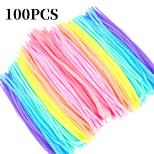 100PCS Kawat Bulu Mercy Warna Pastel Pipe Cleaner Warna Soft Pink Muda Size Kawat 30Cm