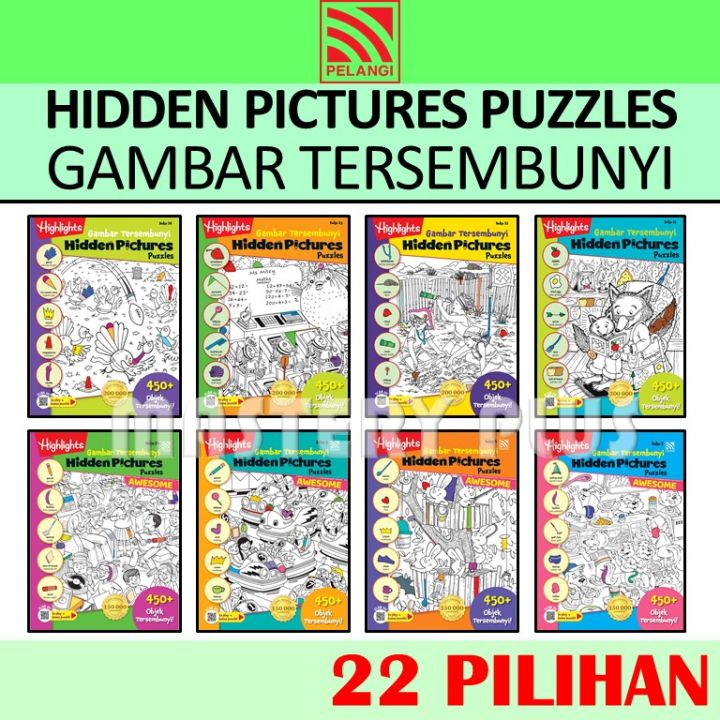 Highlights Hidden Pictures Puzzles Gambar Tersembunyi Bmbi Awesome