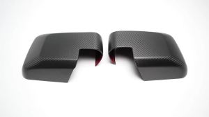 mv1 For Ford Bronco Raptor Off-Road 2021-2024 Carbon Fiber Car Side Wing Mirror Covers Overlay Rear View Mirror Case Accessories Q2P8R