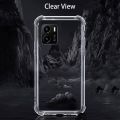 Case For 2024 Vivo Y28 4G Y 28 VivoY28 Soft TPU Phone Casing Clear Transparent Back Cover Shockproof Amor Bumper Flexible Anti Drop Simple Four Corner Enhance. 