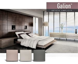 Champagne Rose Gold Dark Silver White GSE Legrand Galion Socket Standard Multistandard - Border-less Design for Any Interior Style