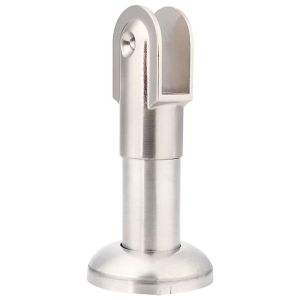 Stainless Kaki Partisi Wc Kamar Mandi  Kuat Dan Stabil Phenolic Cubicle Toilet Leg 10cm