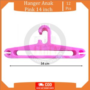 Hanger Anak 14 inch Warna / Gantungan Baju 14 inch