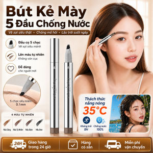 🔥sốc🔥Bút kẻ mày đầu đa chấu tự nhiên Bút xăm chân mày chống nước chống mồ hôi Bút vẽ lông mày 3D sắc nét lâu trôi