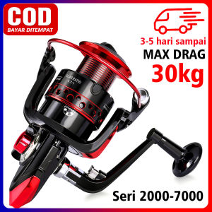Sougayilang Alat Gulungan Pancing Memancing Gulungan 13 + 1BB Rasio Roda Gigi 5.2:1 3000-4000 Seri Aluminium Spul Pemintal Penggulung Pancing Untuk Air Laut Fishing Reel Peralatan Pancing