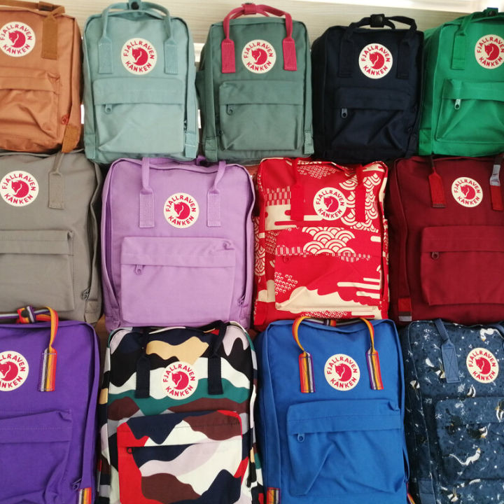 READY STOCK Fjallraven kanken big 20L Canvas School Bags Causal