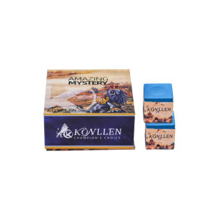 KONLLEN Billiards Pool Stick Chalk Nano Technology Pool Cue Chalk Billiards Chalk（Haptic Feedback and Magnetic Enhancements）with Leather Magnetic Chalk Holder