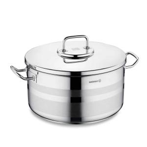 Korkmaz Astra2 18/10 Stainless Steel Large Stock Pot with Lid Induction Compatible