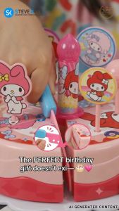 Steve Kyle DIY Delicious Puzzle Cake Toy Set Pretend Play Birthday Gift For Kids