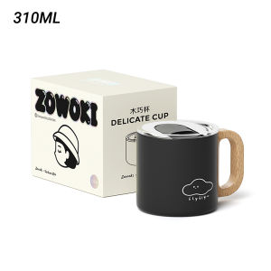 Zowoki KC Delicate Series Ceramic Coffee Cup Thermos Mug (310ml)