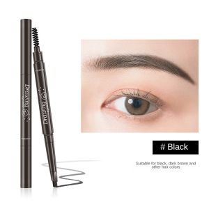 FenHuan 【Local Delivery】 Double Automatic Rotating Eyebrow Pencil Waterproof And Sweat-proof Not Easy To Smudge Fine Triangle Belt Brush Thrush Cheap Makeup Students