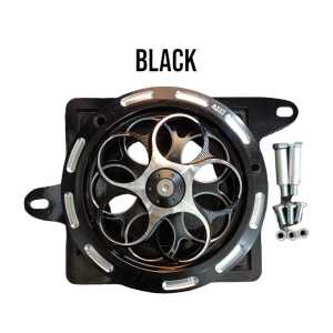 BREKET SPINNER RADIATOR NSB PLUS COVER FAN SPINNER KEMBANG FULL CNC FREE BAUT PNP MOTOR VARIO-160/PCX-160 ATLANTIS