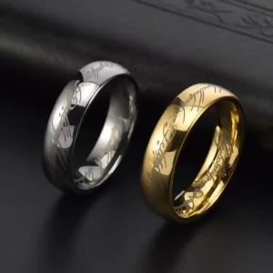 Cross-border hot-selling hand accessories: personalized tungsten steel magic ring celebrity style mens bold and fashionable European and American rings wholesale