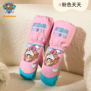 Paw Patrol Childrens Ski Gloves Boys Winter Play Snow Outdoor Warm Girls Anti-slip Waterproof Anti-freeze Handbag Finger
