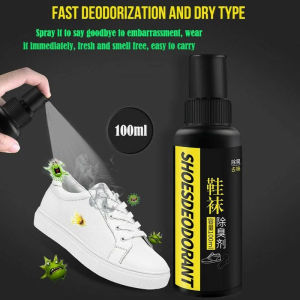 【Fans tone】100ML Shoes Spray Socks Deodorant Spray Stink Freshener Remover Socks Multi-Purposes Protectors Shoes Odor Sprays Stain