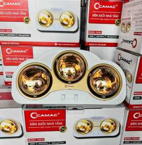Đèn sưởi máy sưởi phòng tắm Camac 2 bóng 3 bóng