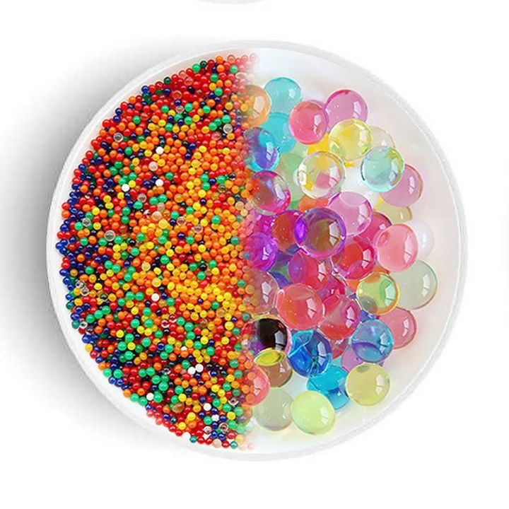 50 GRAM WATER BEADS Bening Warna Warni Crystal Orbeez Magic