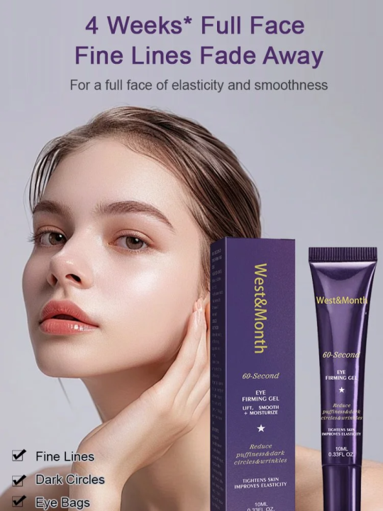 Eye cream that reduces fine lines and tightens skin around the eyes eye firming gel
