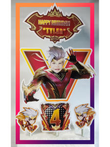Mobile Legends Personalized Cake Topper (Chou)