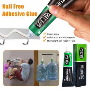 (Star) Lem Pengganti Paku Tembok Adhesive Glue Murah Lem Perekat Serbaguna ​Super Kuat Glue No More