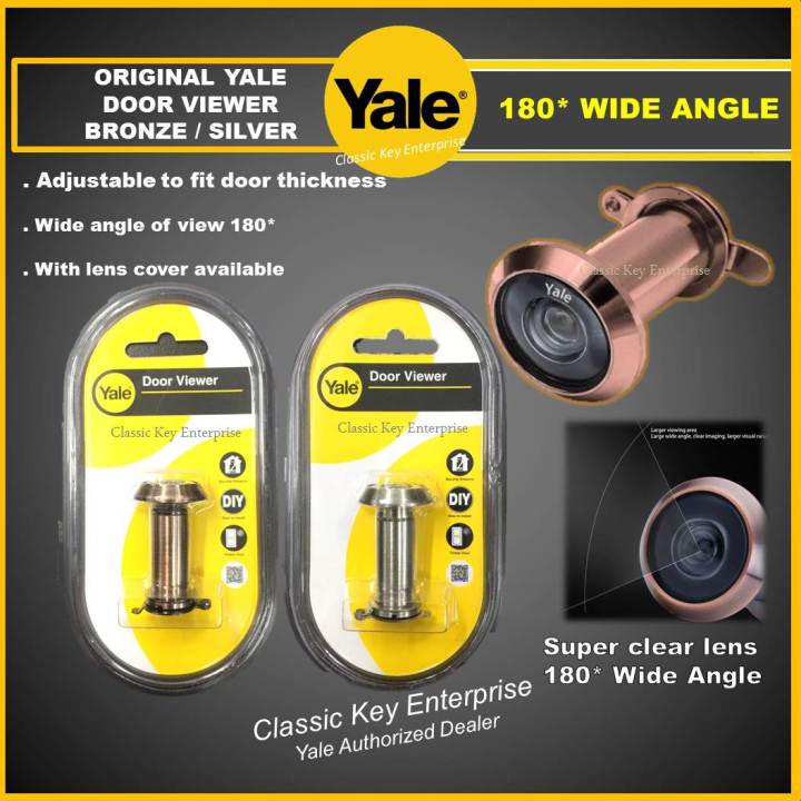 YALE Door Viewer V0401A Super Clear Lense Lazada