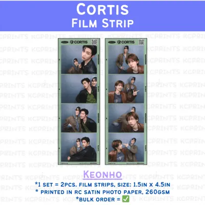 [FANMADE] Cortis Film Strip 2 pcs. Concert Freebie Keonho Juhoon Martin James Seonghyeon