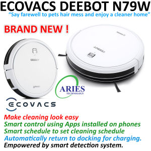 Ecovacs Deebot N97W Robotic Cleaner Auto Vacuum with SMART Scheduling Google and iOS apps control Auto-Docking for Charging
