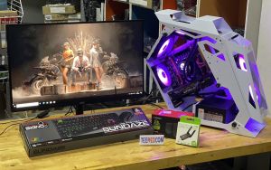 ชุดคอมพิวเตอร์ CPU18คอ36เทรด+จอ27"100HZ บอท ตัดต่อ เล่นเกมส์ INTEL xeon E5 2699V3 18C36T RAM ECCDDR4 16G-128GB VGA 4-8GB PRELOVED